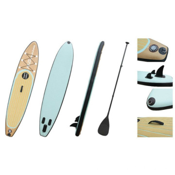 11′ древесины зерна популярные шаблон Sup борту, надувные встать весло борту, досок для серфинга